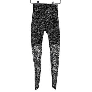 Lululemon Yoga Wunder Under High-Rise Abstract Leggings Marble Print 2